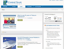 Tablet Screenshot of centralscottnews.com